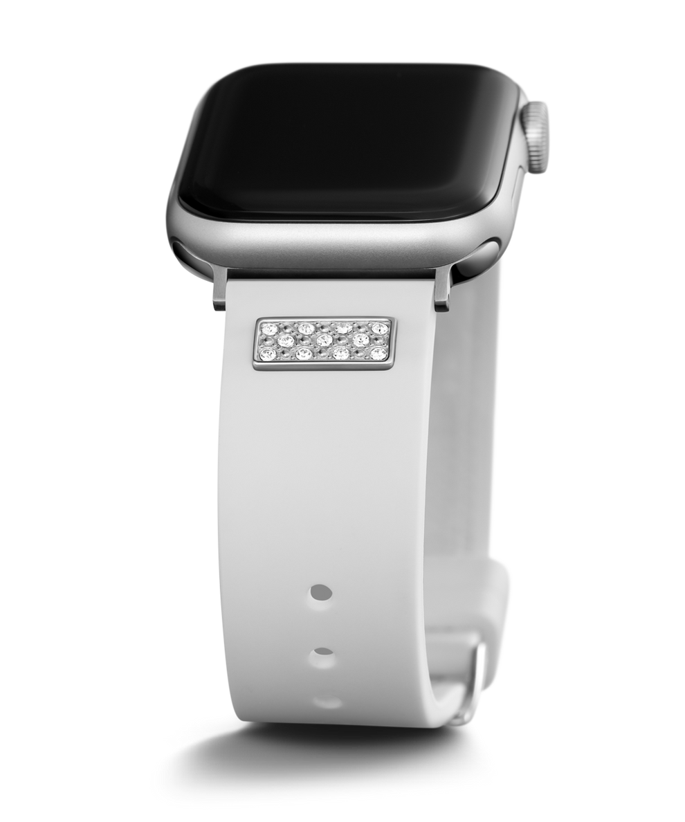 GUESS Silcone Band with Crystals insert for Apple 38-40 mm GUESS Silcone Band with Crystals insert for Apple 38-40 mm