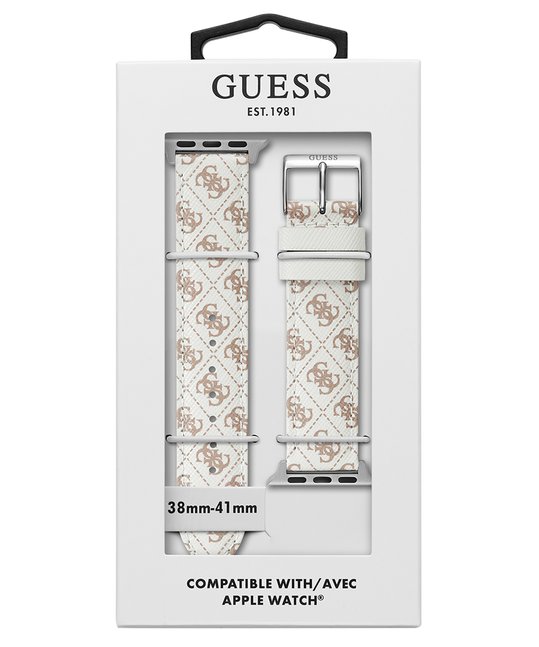 GUESS Logo Leather Band for Apple 38-40 mm Watch