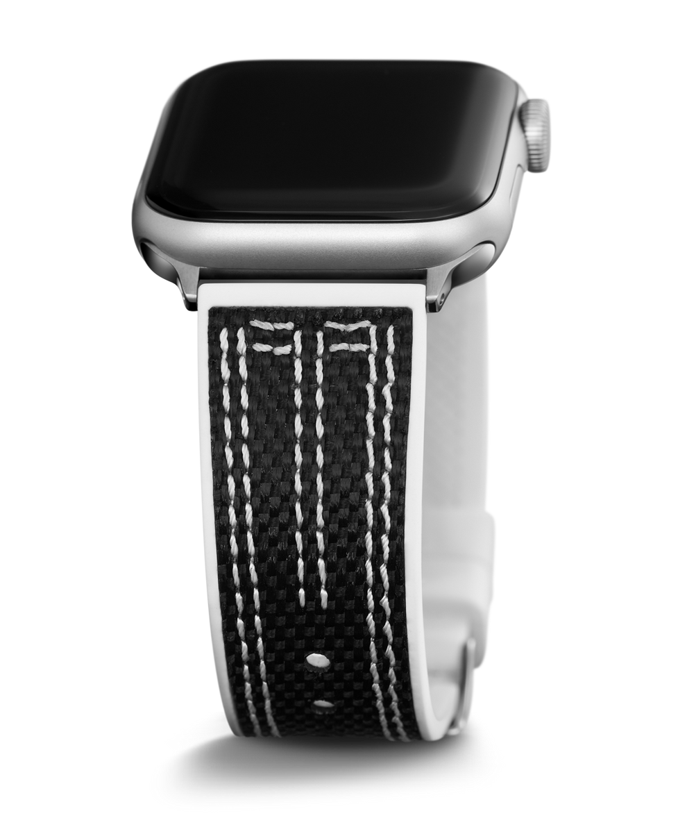 GUESS Nylon on Silicone Band for Apple 42-44 mm Watch