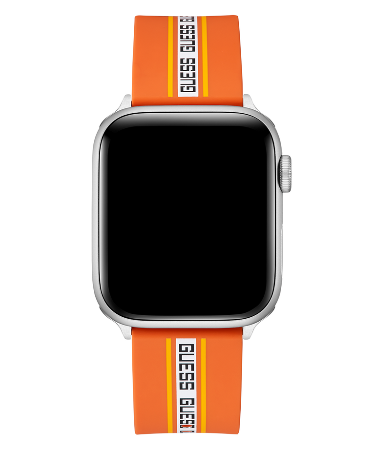 GUESS Logo Silicone Band for Apple 42-44 mm Watch