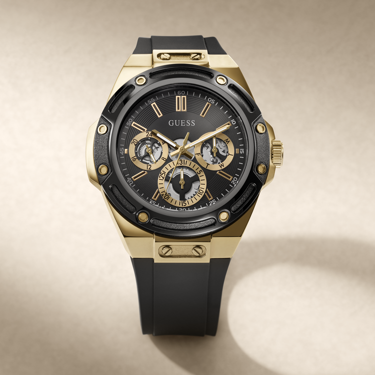 https://guesswatches.com/products/guess-mens-carver-black-gold-tone-multi-function-watch-gw1132g2