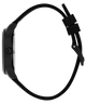 Black GUESS Kids Black Analog Watch with a strap on a transparent background