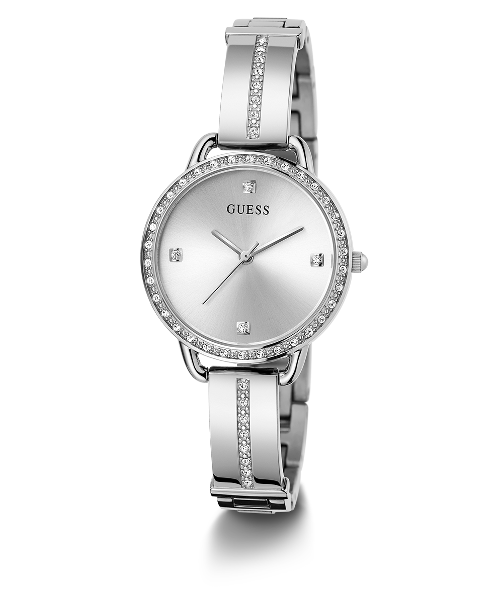 GUESS Ladies Silver Tone Analog Watch - GW0022L1 | GUESS Watches US