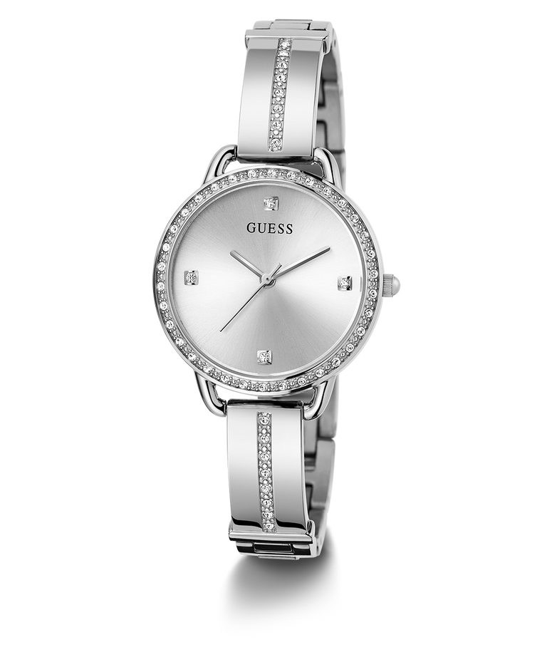 Reloj analógico plateado para mujer GUESS