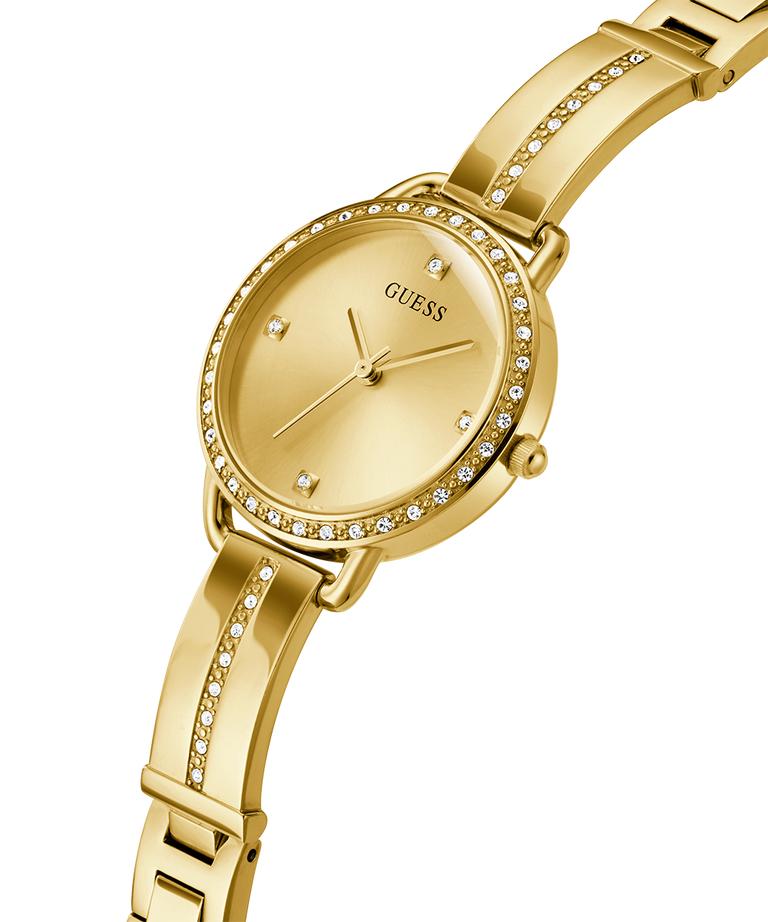 GUESS Ladies Gold Tone Analog Watch - GW0022L2 GUESS GUESS Ladies Gold Tone Analog Watch - GW0022L2 GUESS