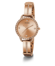 GUESS Ladies Rose Gold Tone Analog Watch