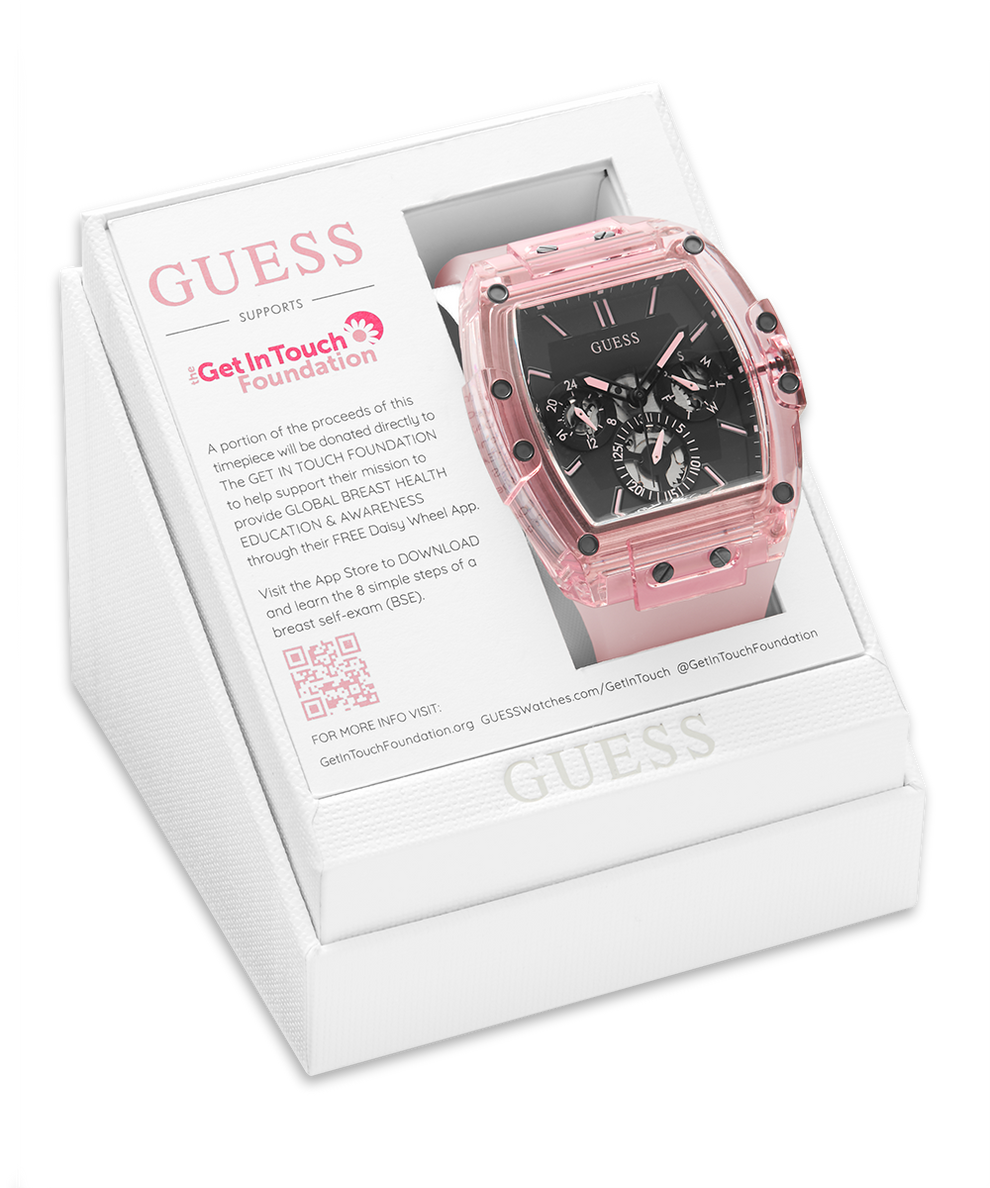 SPORTING PINK LIMITED EDITION 43MM PINK & BLACK WATCH packaging image