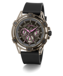 GUESS Mens Sporting Pink Limited Edition Watch angle