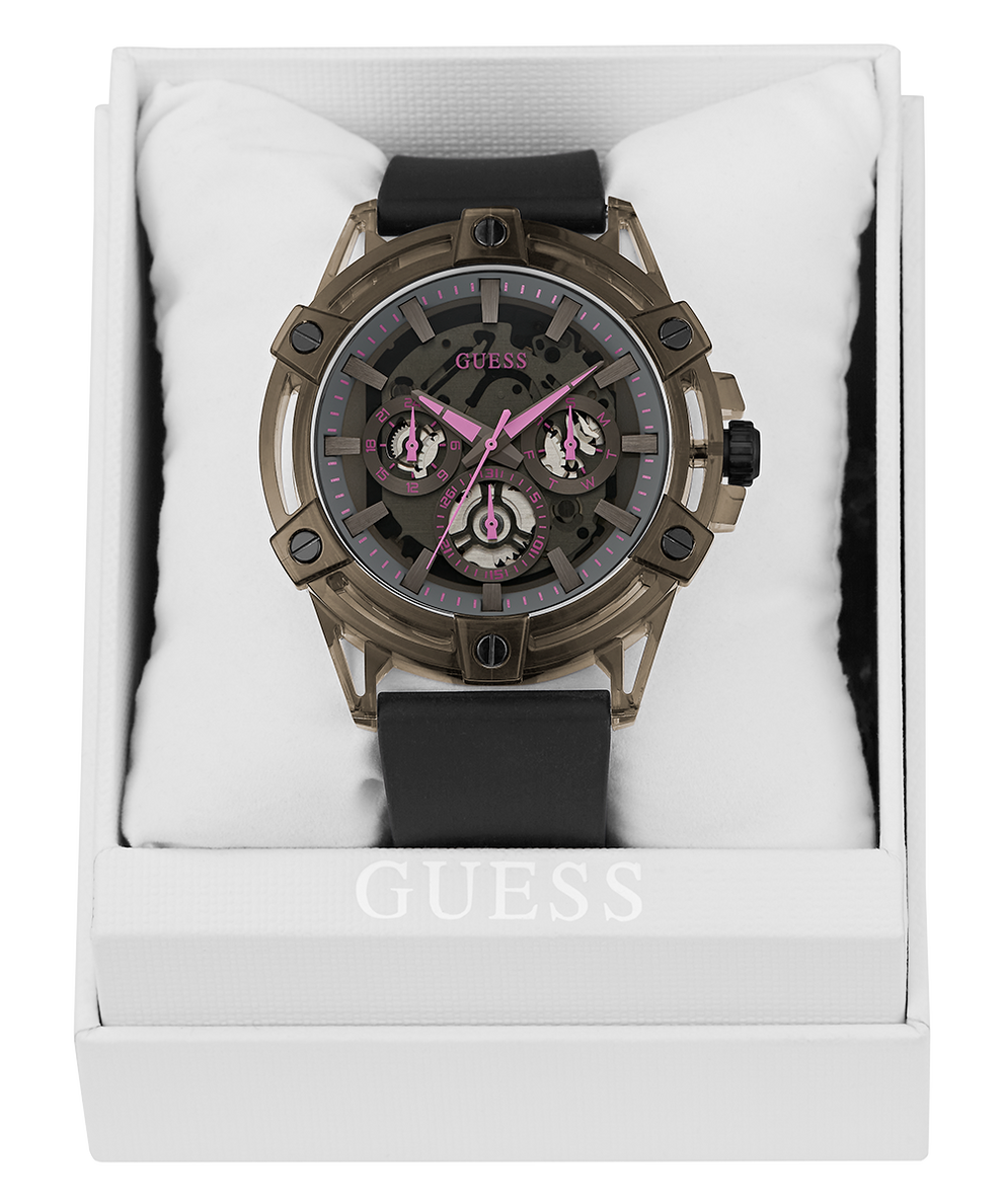 GUESS Mens Sporting Pink Limited Edition Watch packaging