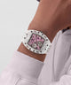 GUESS Mens Sporting Pink Transparent Multi-function Watch
