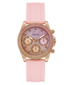 GUESS Ladies Pink Rose Gold Tone Multi-function Watch secondary image