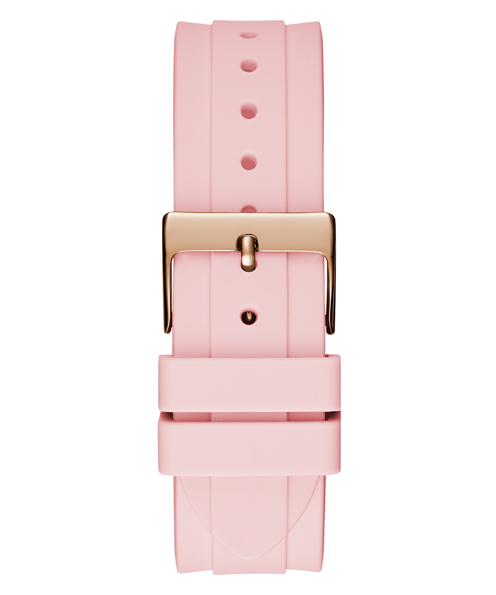 GUESS Ladies Pink Rose Gold Tone Multi-function Watch back image