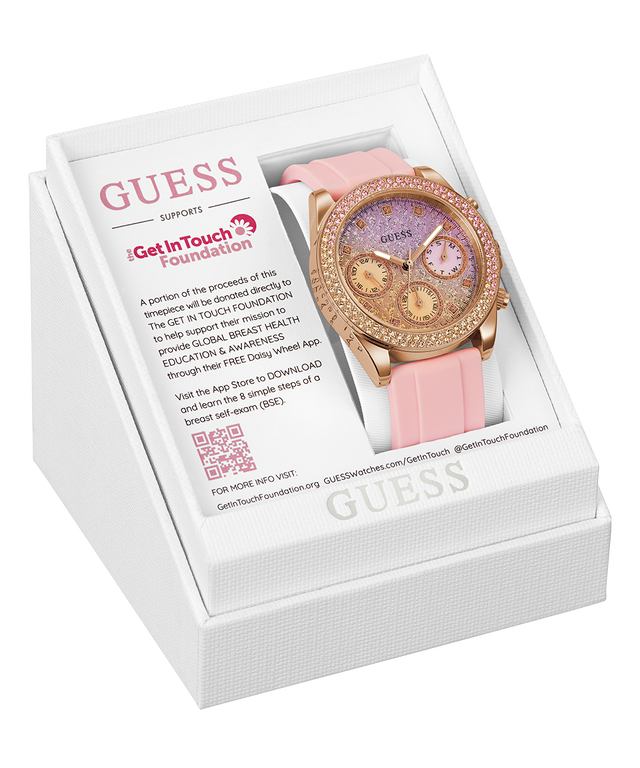 GUESS Ladies Sparkling Pink Limited Edition Watch - GW0032L4 GUESS Ladies Sparkling Pink Limited Edition Watch - GW0032L4