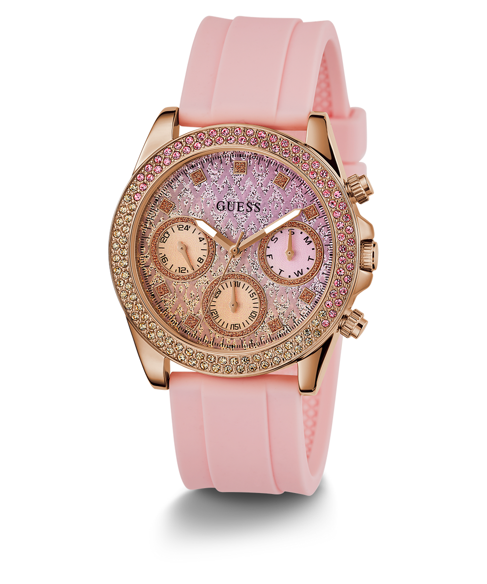 GUESS Ladies Sparkling Pink Limited Edition Watch - GW0032L4 