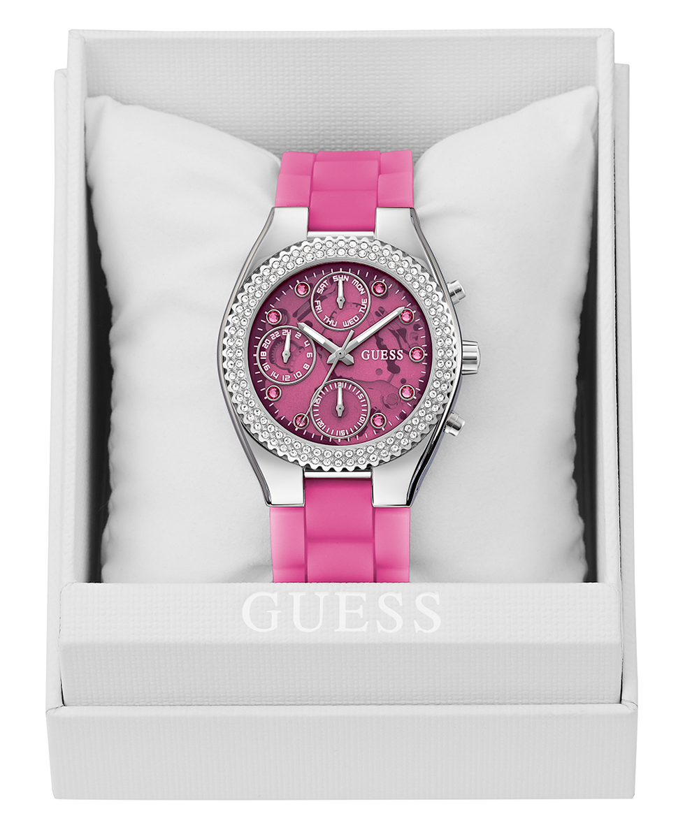 GUESS Ladies Sparkling Pink Limited Edition Watch packaging