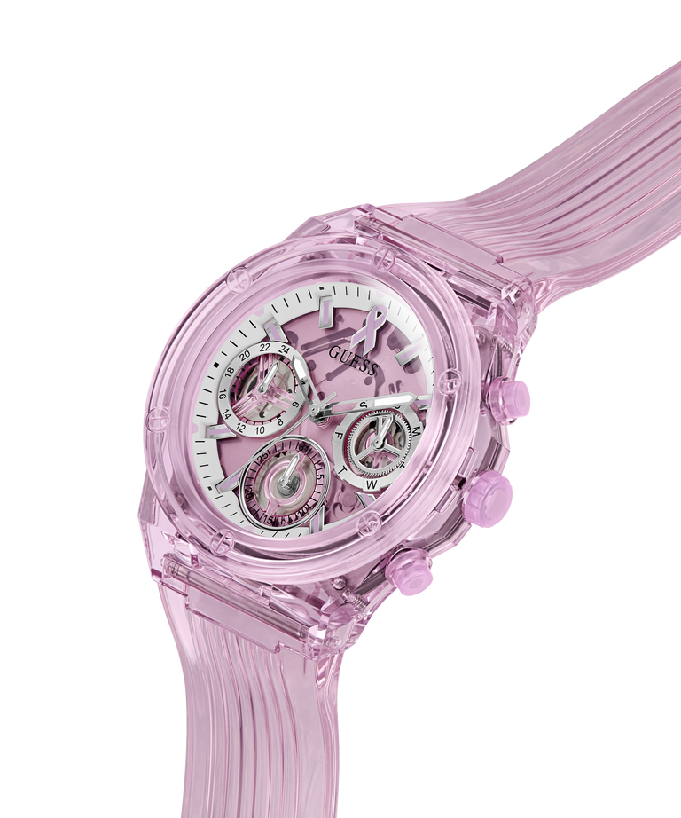 GUESS Ladies Sparkling Pink Multi-function Watch lifestyle