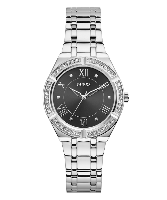 GUESS Ladies Silver Tone Analog Watch