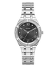 GUESS Ladies Silver Tone Analog Watch