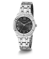 GUESS Ladies Silver Tone Analog Watch angle