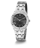 GUESS Ladies Silver Tone Analog Watch angle
