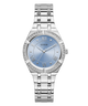 GUESS Ladies 36 Silver-Tone Analog Sport Watch