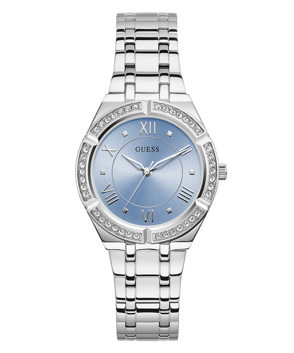 GUESS Ladies 36 Silver-Tone Analog Sport Watch