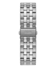 GUESS Mens 45 Silver-Tone  Dress Watch