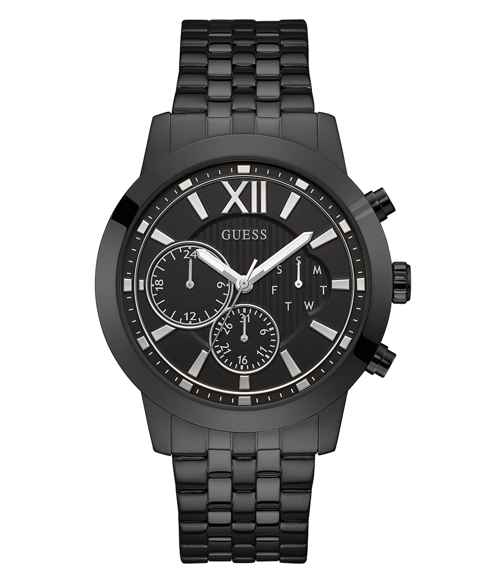 GUESS Mens 45 Black Multi-function Dress Watch