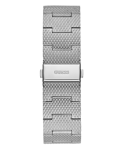 GUESS Mens Silver Tone Analog Watch