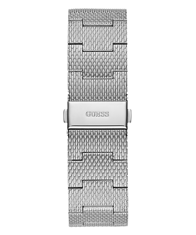 GUESS Mens Silver Tone Analog Watch