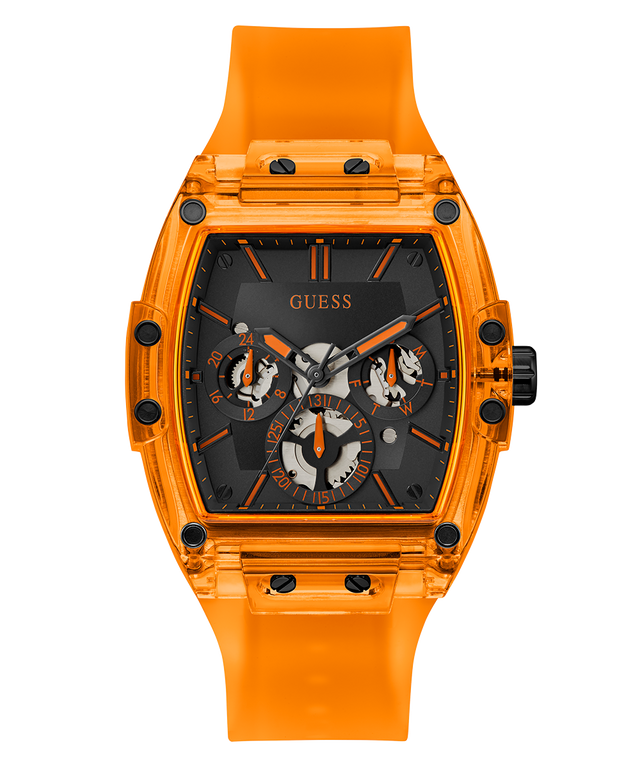 GUESS Mens Orange Multi-function Watch secondary image
