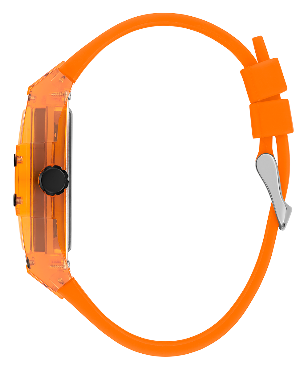 Bannon Multifunction Green and Orange Stripe Nylon Watch - BQ2677 - Fossil