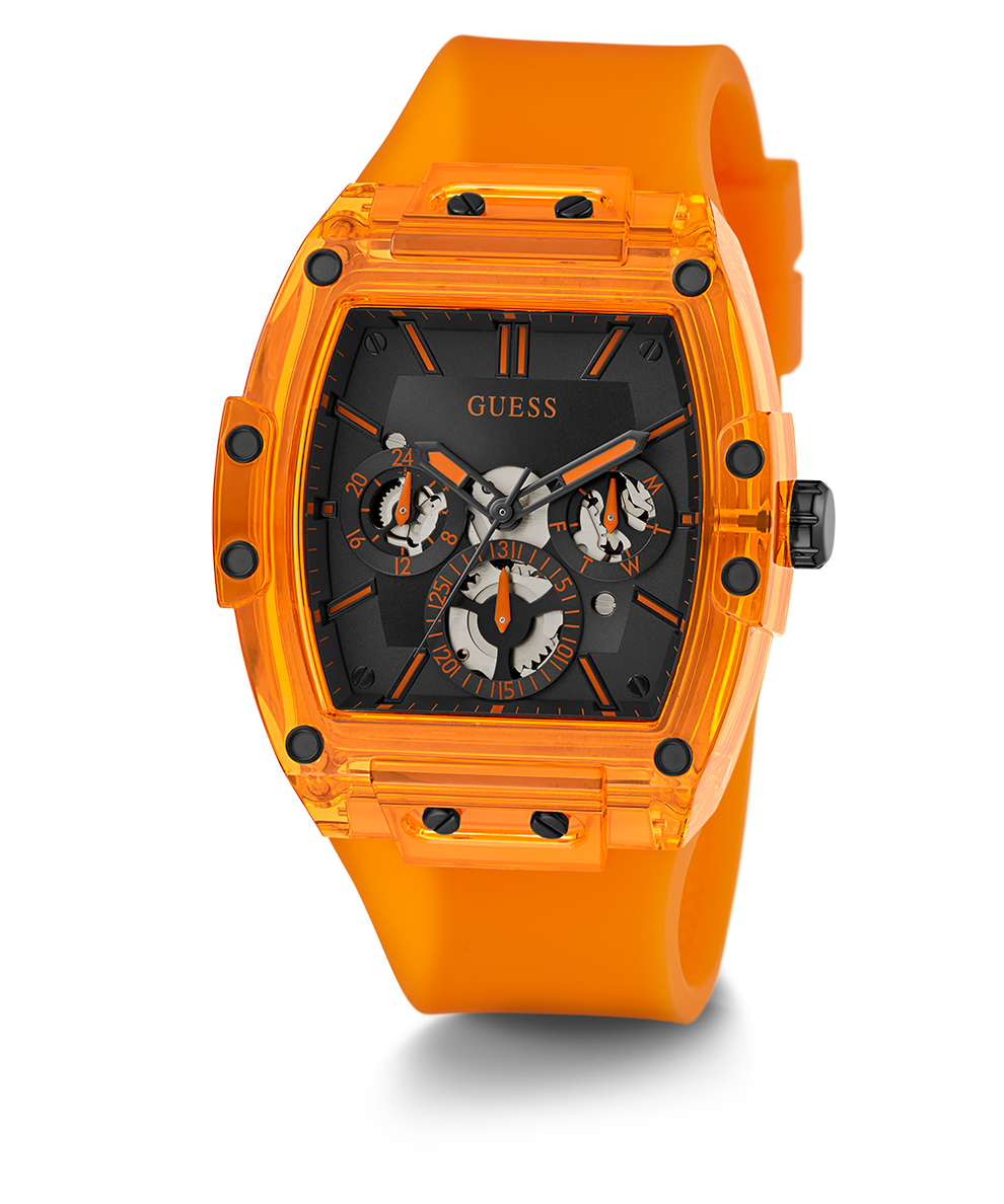GUESS Mens Orange Multi-function Watch - GW0203G10 | GUESS Watches US