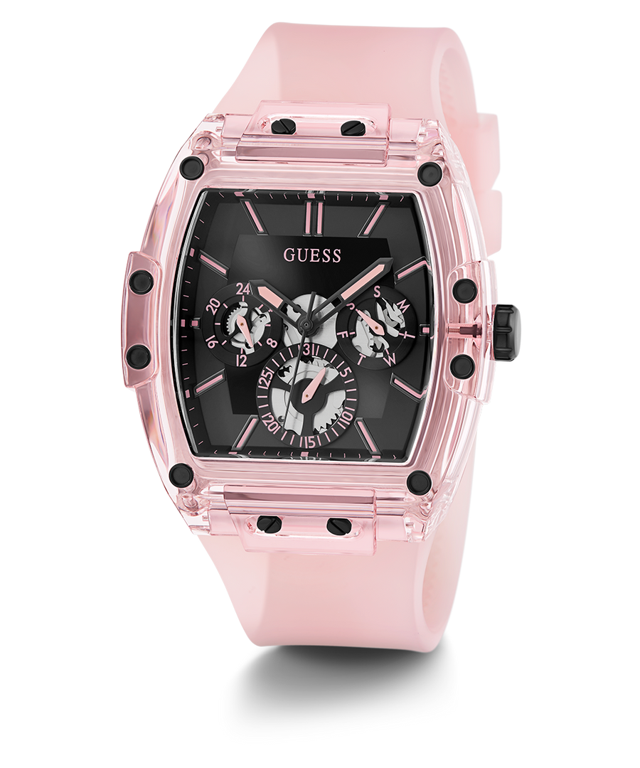 GUESS Mens Pink Multi function Watch GW0203G11 GUESS Watches US