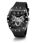 Reloj multifunción negro GUESS para hombre