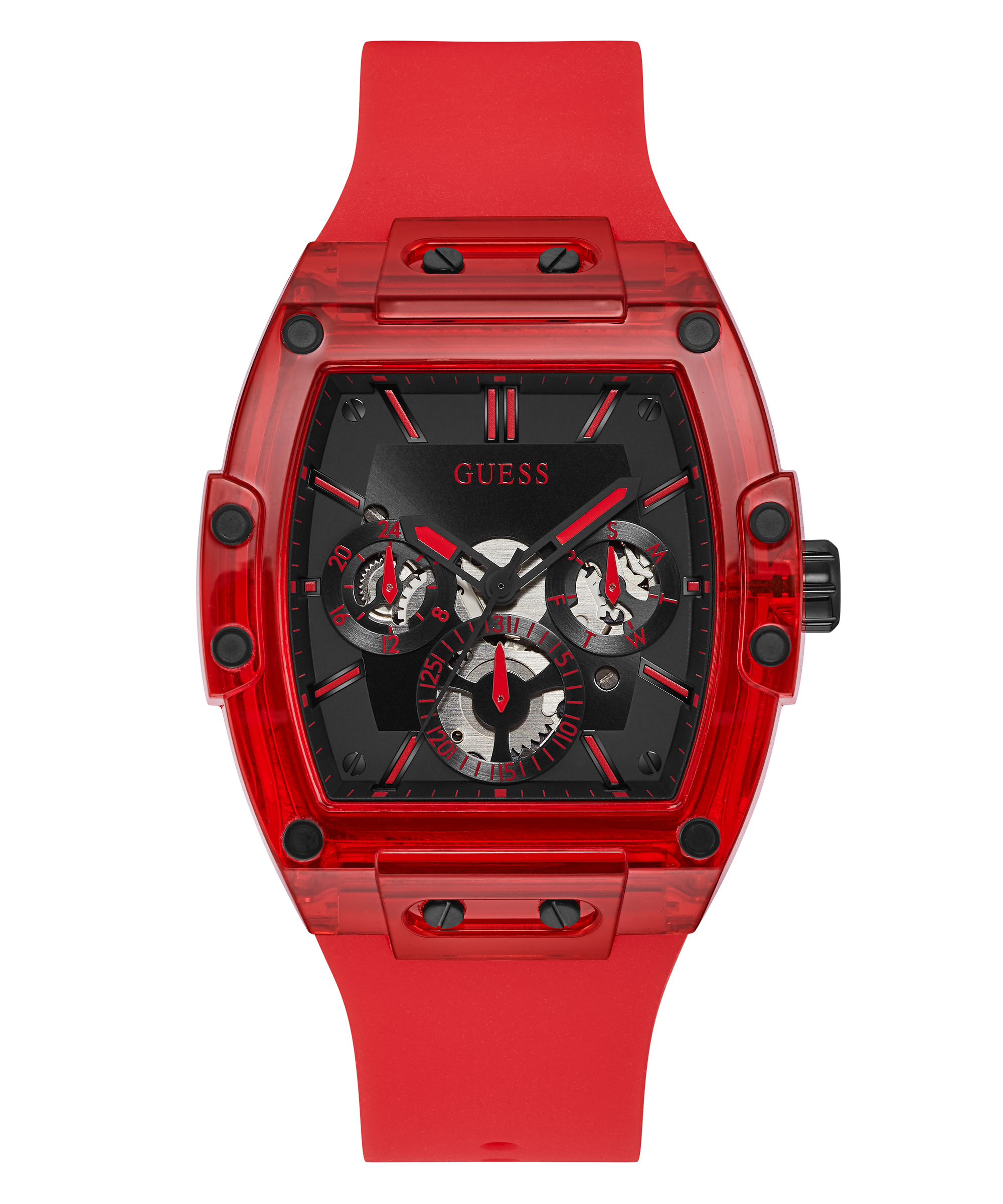 Shocknshop Stylish Red Date Display Mens minimalist Analog Watch - For Men  - Buy Shocknshop Stylish Red Date Display Mens minimalist Analog Watch -  For Men WCH88RED Online at Best Prices in