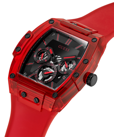 GUESS Mens Red Multi-function Watch lifestyle image