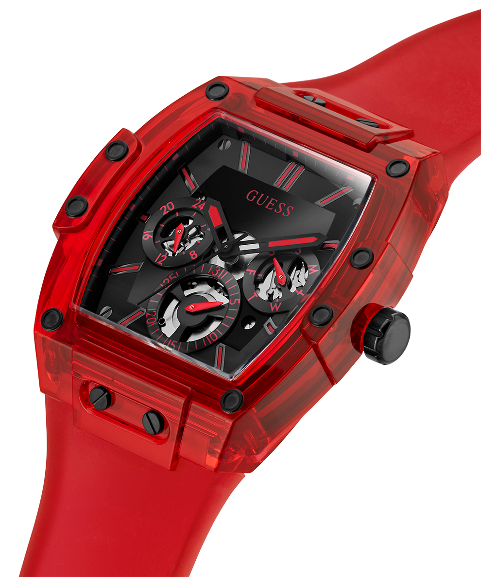 GUESS Mens Red Multi function Watch GW0203G5 GUESS Watches US
