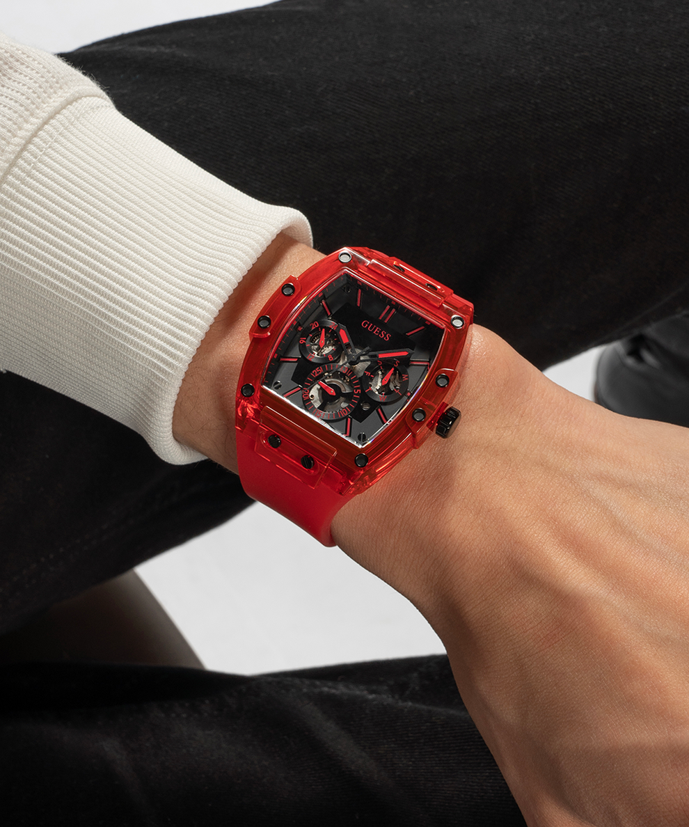 Guess sales watches red