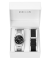 Reloj analógico GUESS en tono plateado para hombre