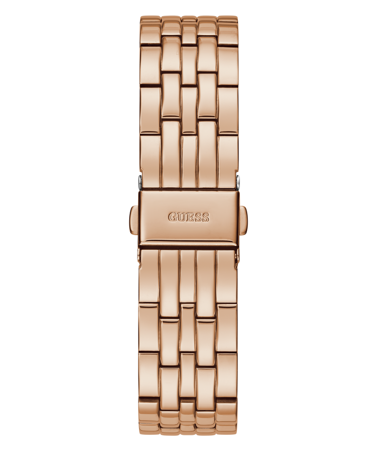 GUESS Ladies Rose Gold Tone Date Watch back image