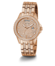 GUESS Ladies Rose Gold Tone Date Watch main image