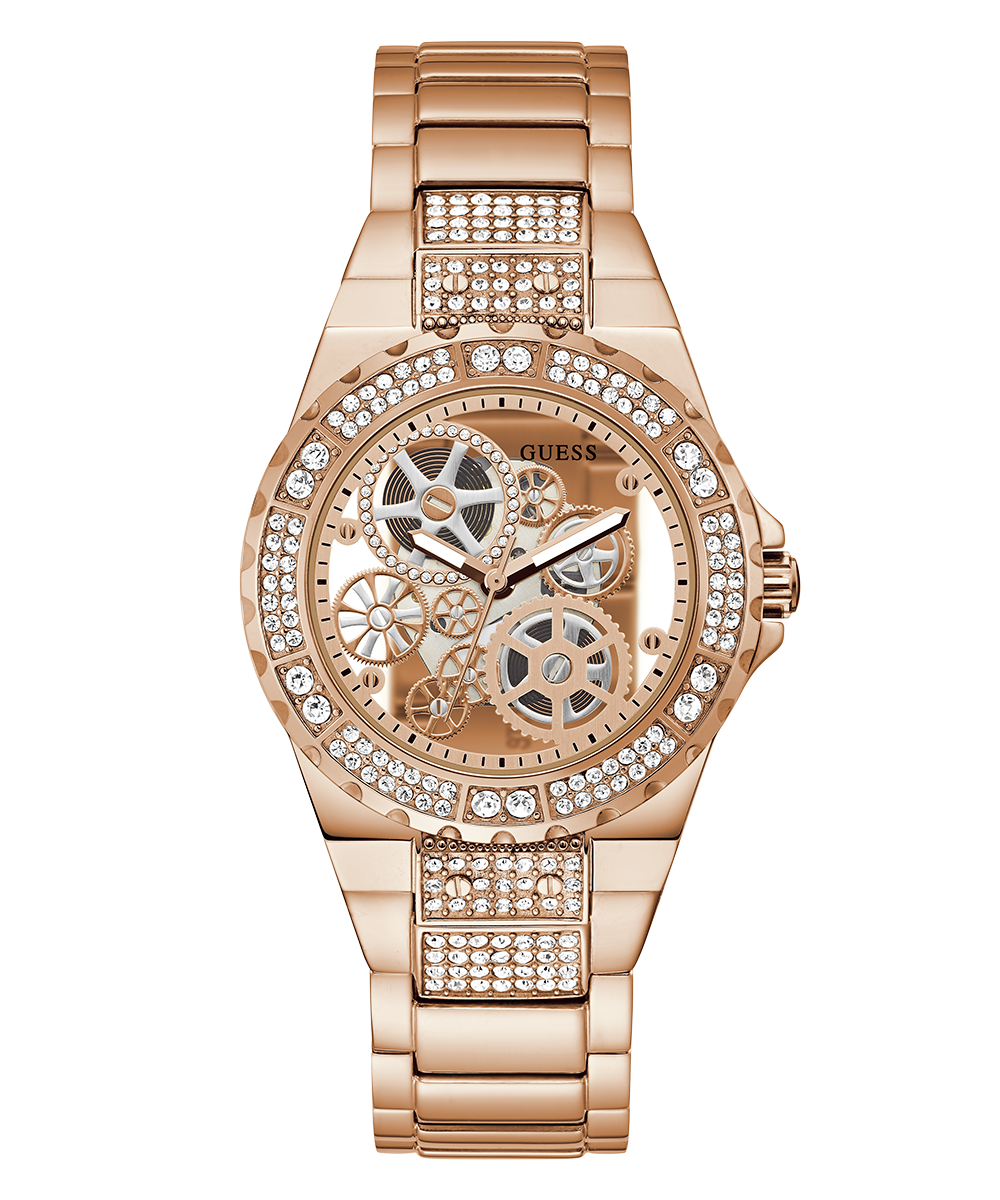 GUESS Ladies Rose Gold Tone Analog Watch - GW0302L4 | GUESS Watches US