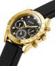 GUESS Ladies Black Gold Tone Multi-function Watch lifestyle image