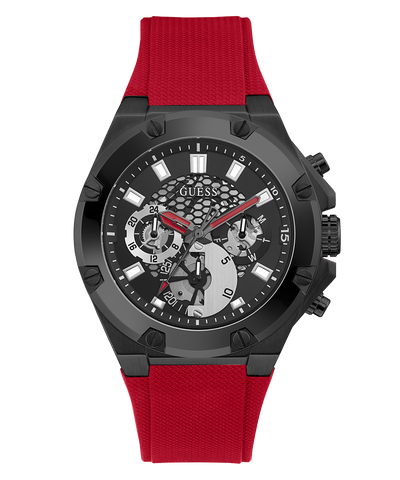 GW0334G4 GUESS Mens Red Black Multi-function Watch