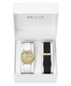 GUESS Ladies Gold Tone Day/Date Watch Box Set