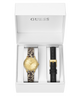 GUESS Ladies Gold Tone Analog Watch Box Set