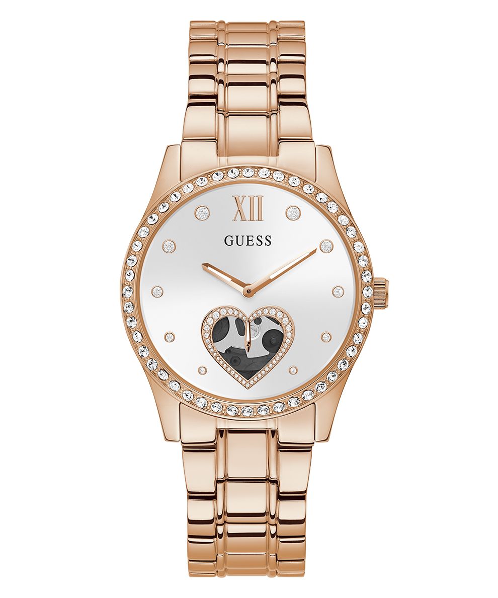 GUESS Ladies Rose Gold Tone Analog Watch secondary image