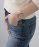 GW0383L2 GUESS Ladies Pink & Rose Gold Tone Analog Watch lifestyle