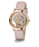 GW0383L2 GUESS Ladies Pink & Rose Gold Tone Analog Watch angle